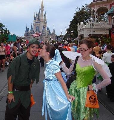 Peter Pan, Wendy and Tinker Bell costumes
