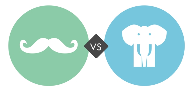 Mustaches vs elephants